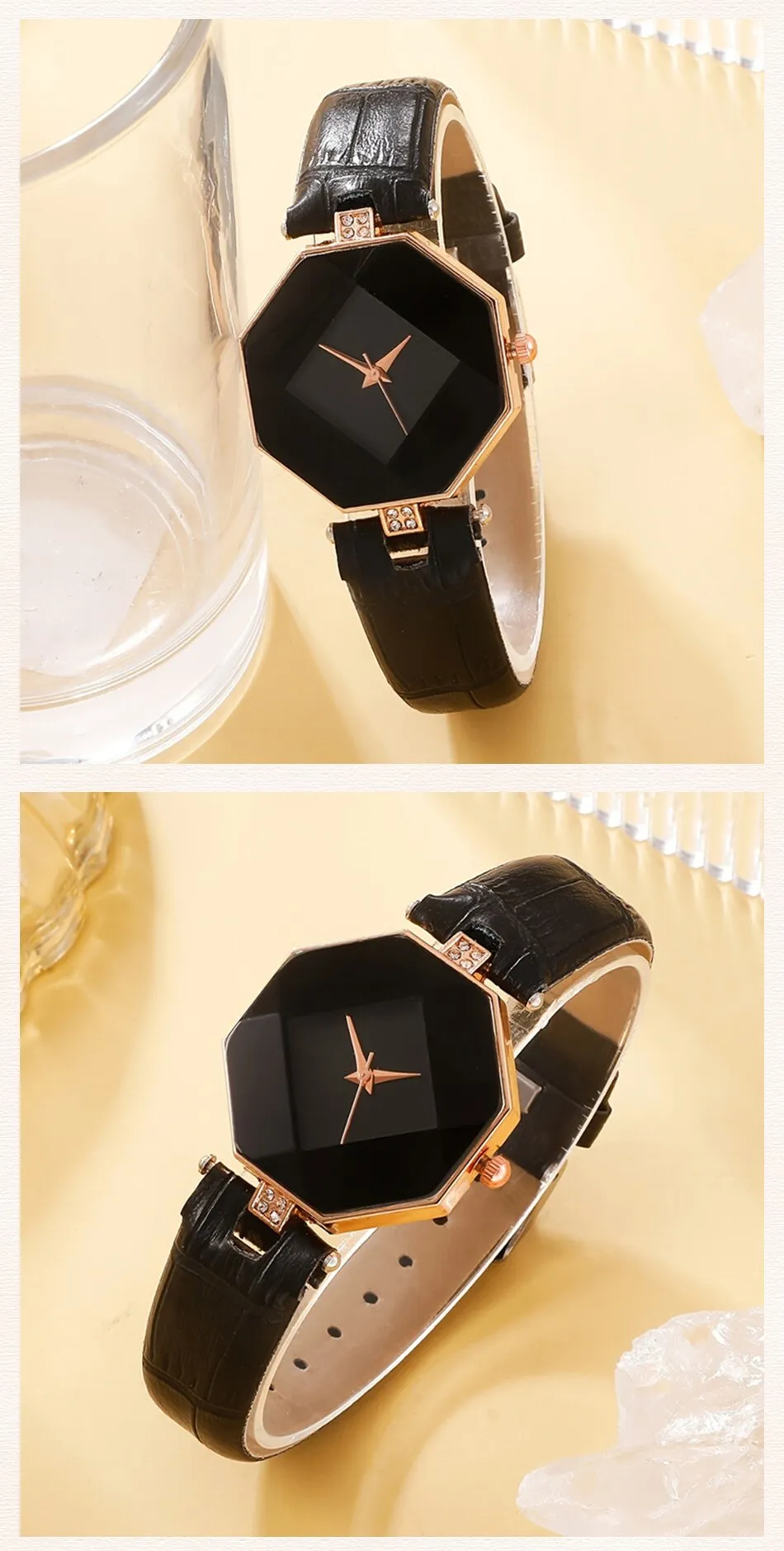 5pcs Set Watches Set Luxury Rhinestone Women Fashion Elegant Wristwatch Quartz Watch For Girl Ladies Clock Relogio