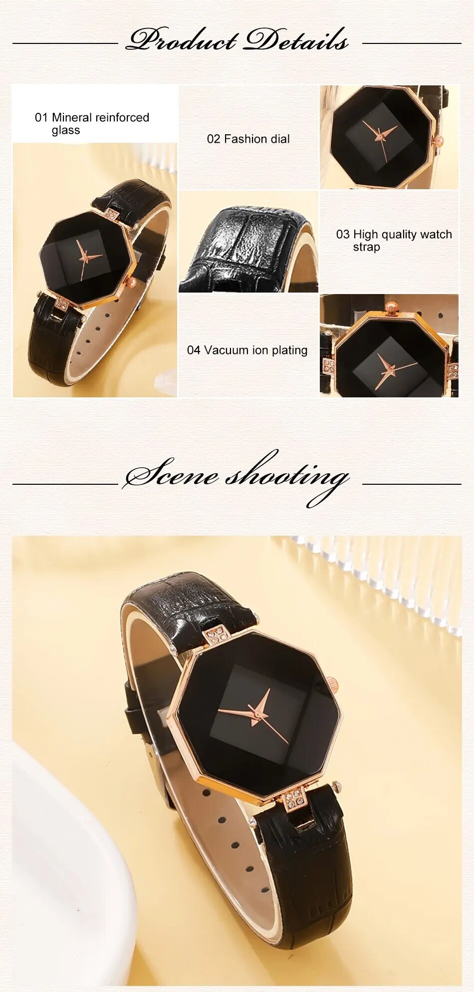 5pcs Set Watches Set Luxury Rhinestone Women Fashion Elegant Wristwatch Quartz Watch For Girl Ladies Clock Relogio