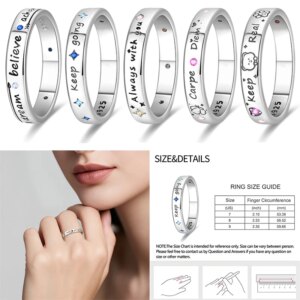 Rings Original 925 Sterling Silver Women Simple Zircon Cute Bear Ring Wedding Rings for Engagement Jewelry Anniversary Gift