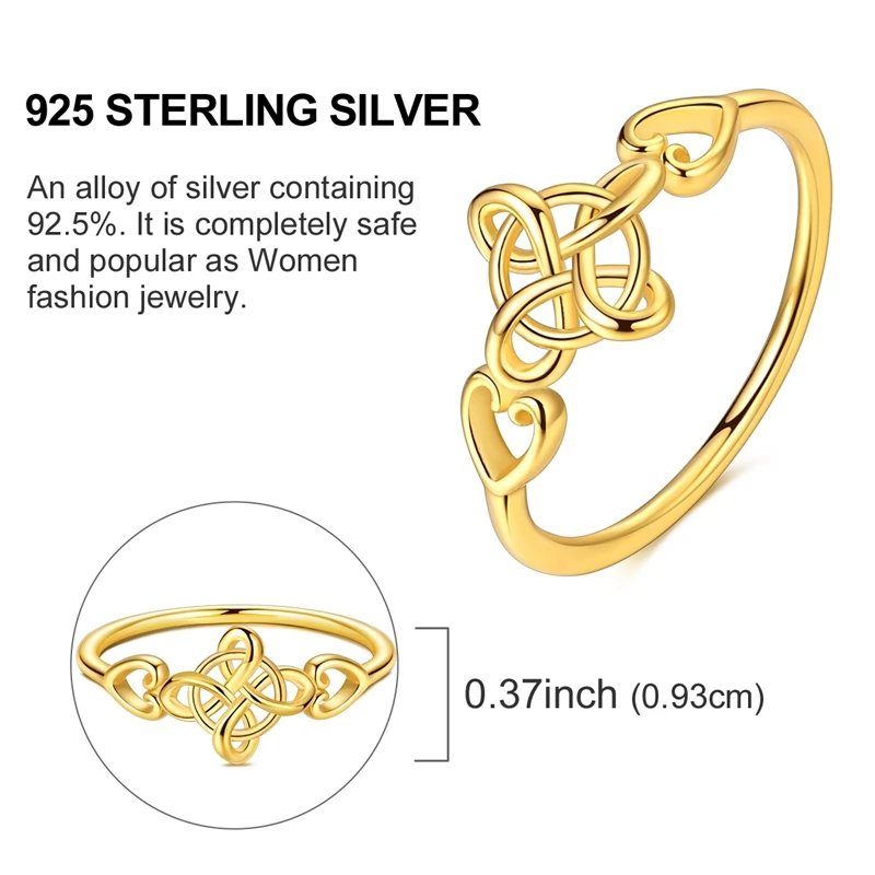 Original 925 Sterling Silver Sparkling Golden Star Firefly Moon Ring For Women Girls Jewelry Birthday Anniversary Gifts Original 925 Sterling Silver Sparkling Golden Star Firefly Moon Ring For Women Girls Jewelry Birthday Anniversary Gifts