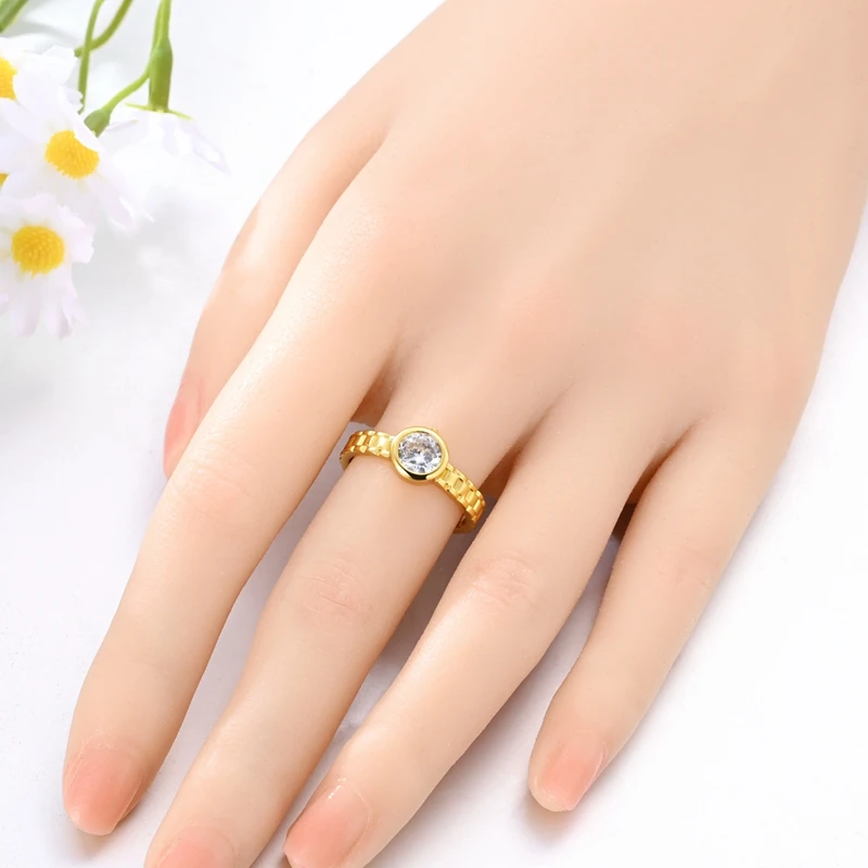 Original 925 Sterling Silver Sparkling Golden Star Firefly Moon Ring For Women Girls Jewelry Birthday Anniversary Gifts Original 925 Sterling Silver Sparkling Golden Star Firefly Moon Ring For Women Girls Jewelry Birthday Anniversary Gifts