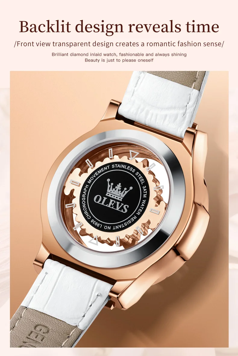 OLEVS 9996 Quartz Watch For Women Top Brand Fashion Woman Wristwatch Butterfly Luxury Waterproof Original Leather Dress Watches OLEVS 9996 Quartz Watch For Women Top Brand Fashion Woman Wristwatch Butterfly Luxury Waterproof Original Leather Dress Watches