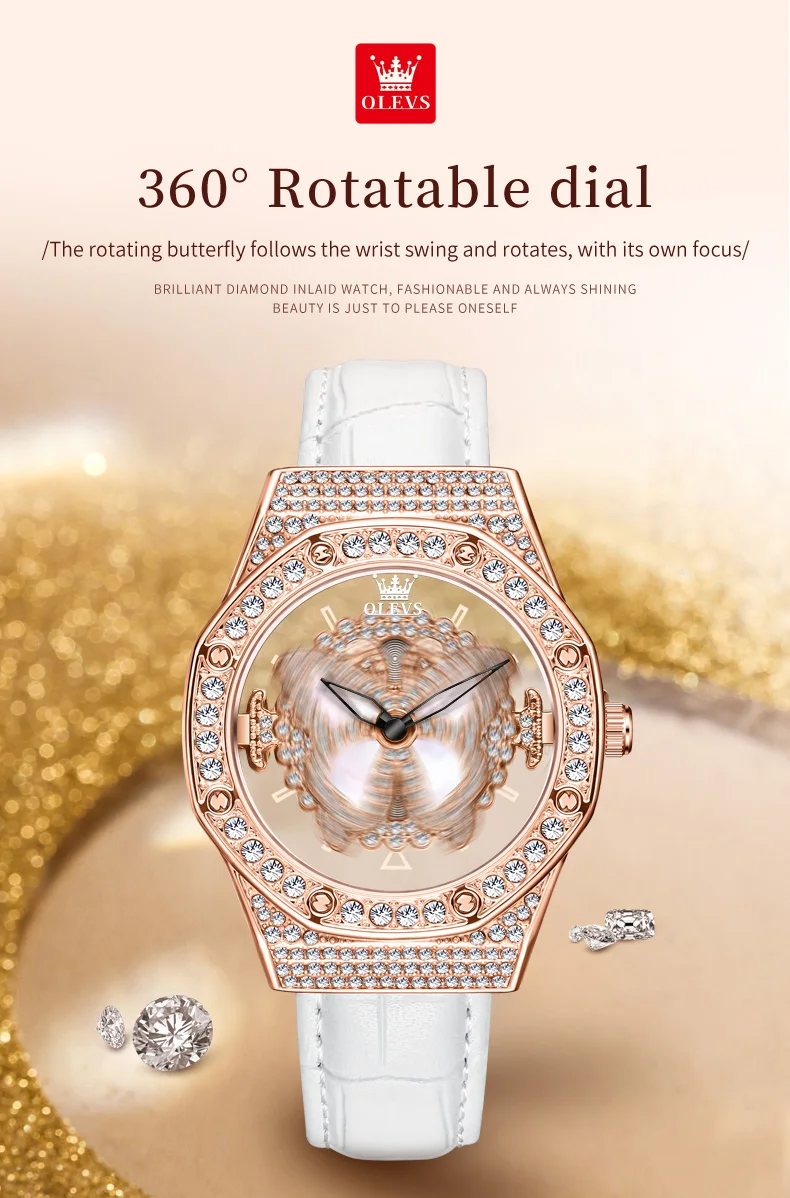 OLEVS 9996 Quartz Watch For Women Top Brand Fashion Woman Wristwatch Butterfly Luxury Waterproof Original Leather Dress Watches OLEVS 9996 Quartz Watch For Women Top Brand Fashion Woman Wristwatch Butterfly Luxury Waterproof Original Leather Dress Watches