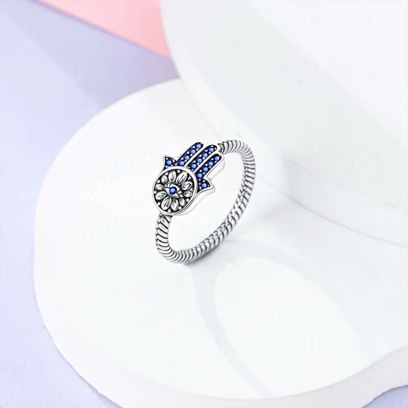 Rings Original 925 Sterling Silver Rings Bow Heart Sun Moon Star Zircon Rings For Women Jewelry Birthday Anniversary Gifts