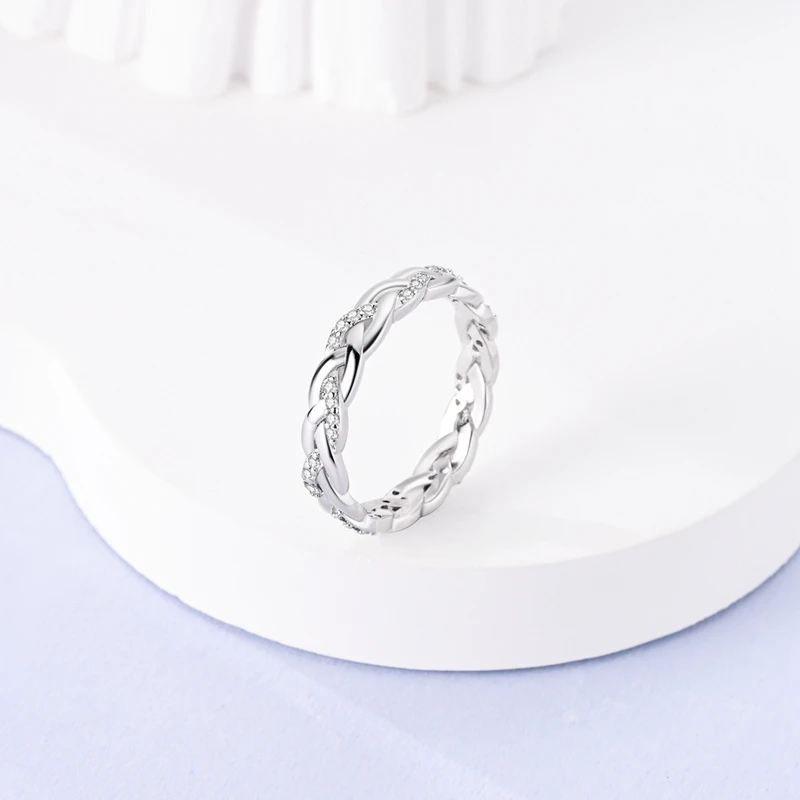 Hot Sales 925 Sterling Silver Rings Infinite Love Star Moon For Women Original Silver 925 Wedding Ring Jewelry Gift