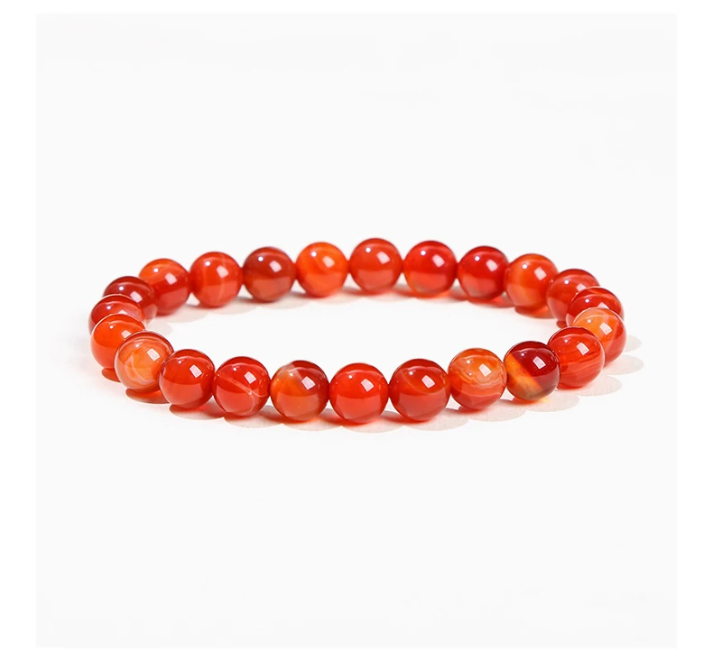 JD Natural Stone Beads Bracelet Amethyst Tiger Eye Crystal Quartz Agate Gem Beads Bangles Women Men Reiki Healling Jewelry Gift