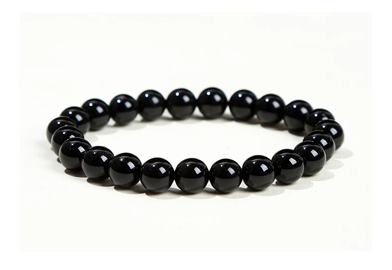 JD Natural Stone Beads Bracelet Amethyst Tiger Eye Crystal Quartz Agate Gem Beads Bangles Women Men Reiki Healling Jewelry Gift