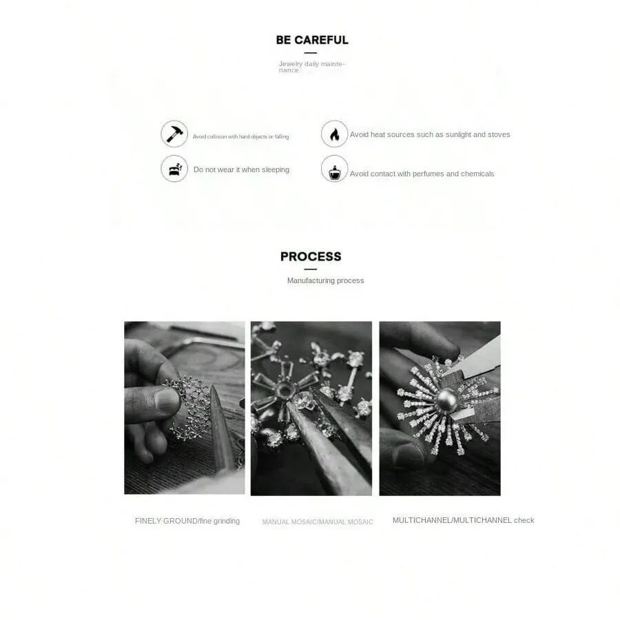 European And American Brooch Trend Style Alloy Metal Pearl Rhinestone Flower Drip Oil Brooch Women's Corsage