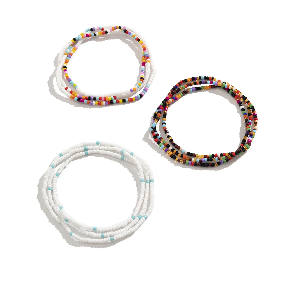 Bohemia Colorful Small Seed Beads Waist Chain for Women Sexy Beach Belly Chain Belt Summer Midriff Tops Accessories Body Jewelry
