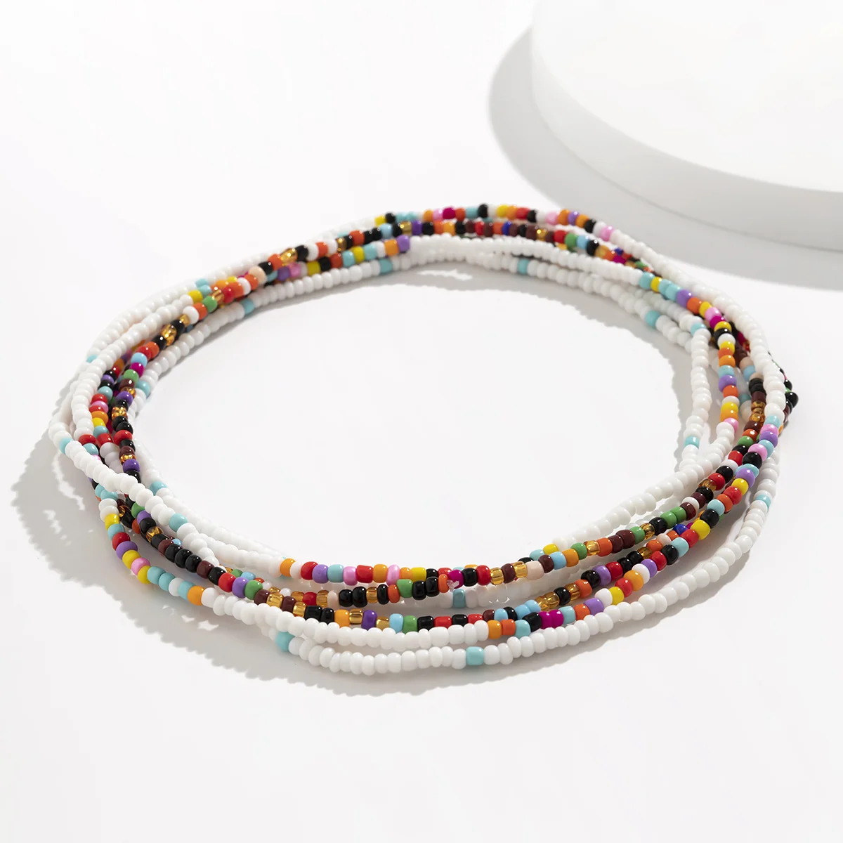 Bohemia Colorful Small Seed Beads Waist Chain for Women Sexy Beach Belly Chain Belt Summer Midriff Tops Accessories Body Jewelry