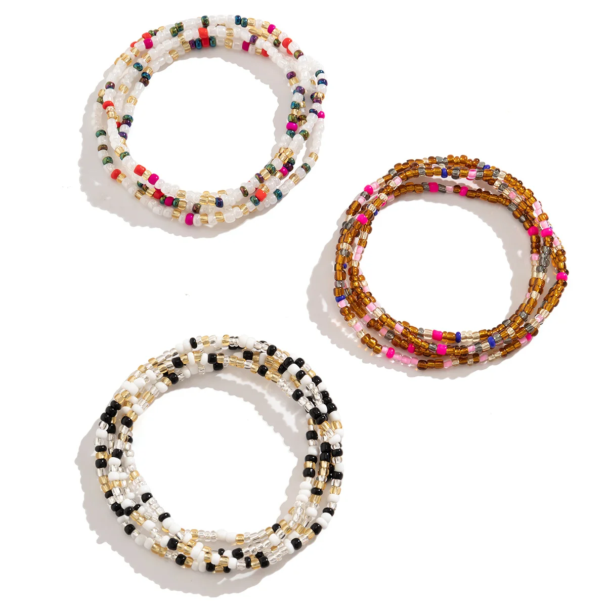 Bohemia Colorful Small Seed Beads Waist Chain for Women Sexy Beach Belly Chain Belt Summer Midriff Tops Accessories Body Jewelry