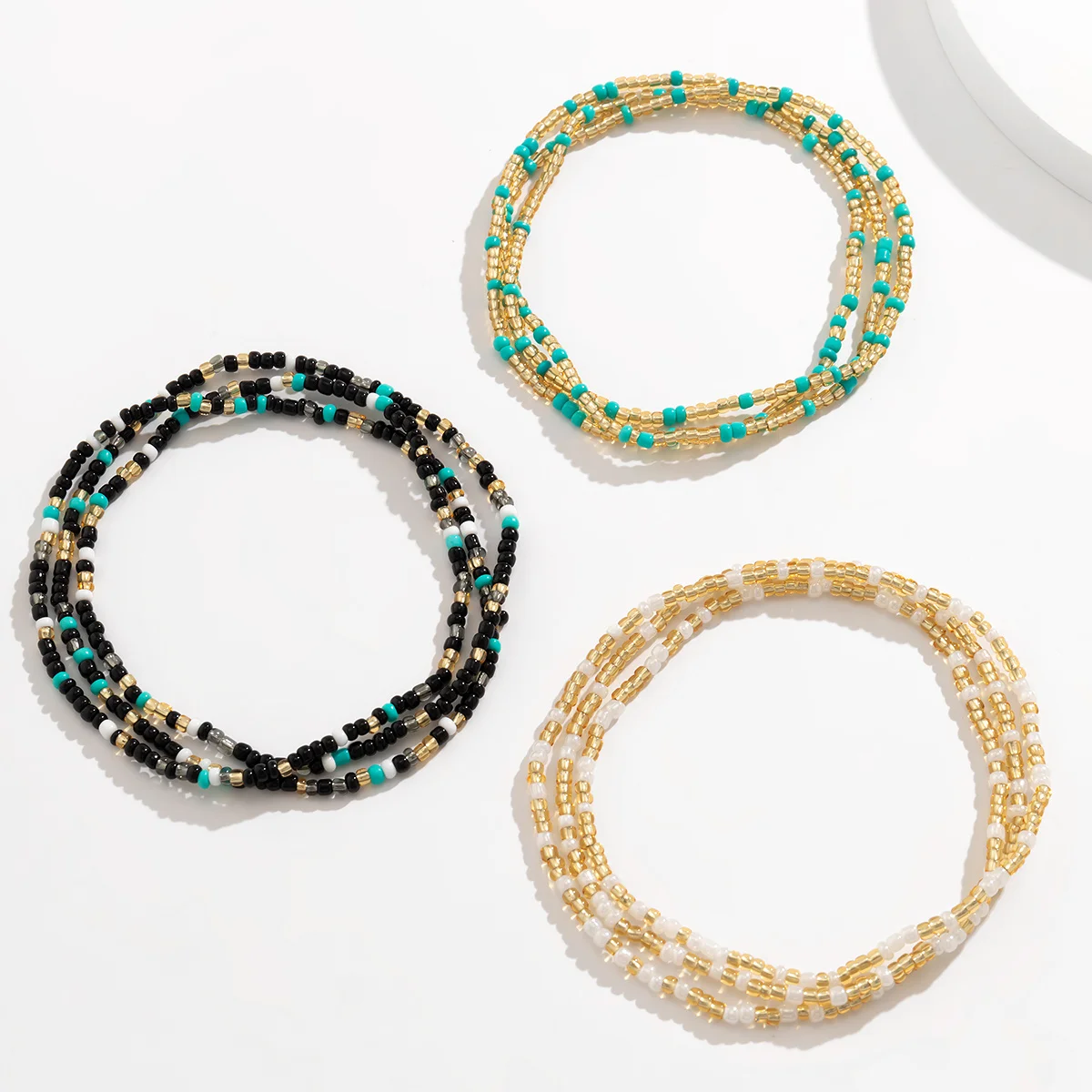 Bohemia Colorful Small Seed Beads Waist Chain for Women Sexy Beach Belly Chain Belt Summer Midriff Tops Accessories Body Jewelry