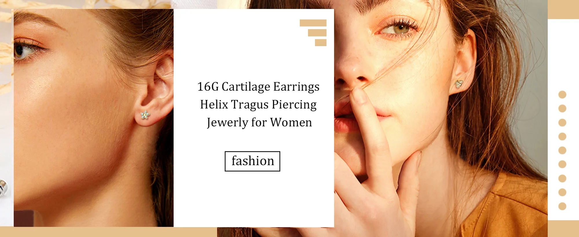 Drperfect 16G Cartilage Earrings Stud for Women Stainless Steel Flat Back Butterfly Moon Flower Helix Tragus Piercing Jewelry