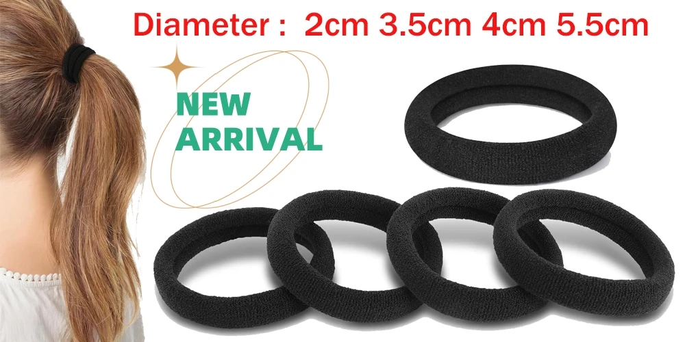 10/30/50pcs 4MM Black Ponytail Holder Elastic Hair Bands Scrunchies For Women Men Girl Lady Hairband Leagues Headband Accessory 10/30/50pcs 4MM Black Ponytail Holder Elastic Hair Bands Scrunchies For Women Men Girl Lady Hairband Leagues Headband Accessory