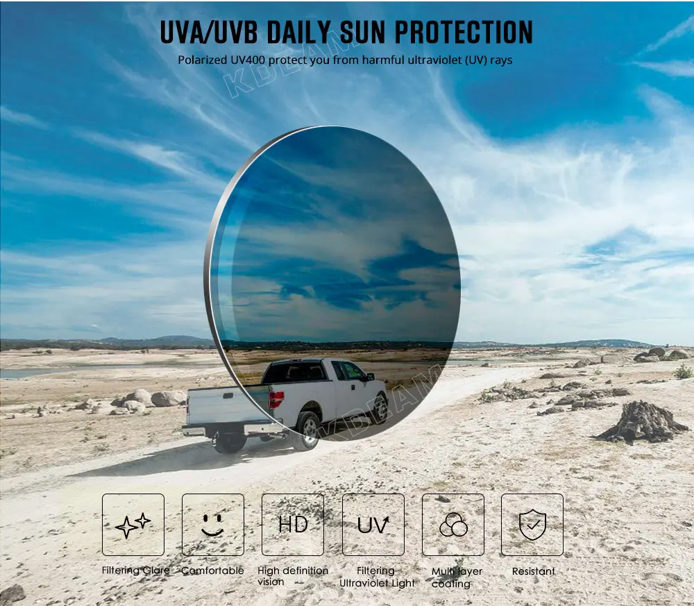 2025 Kdeam Polarized Sunglasses for Men Women Fashion Unisex Brand Trendy Outdoor Eyewear For Couple Mirror red lens