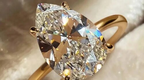 925 Sterling Silver 1-4 CT Simple Sparkling Pear Shape Zircon Ring For Women Engagement Wedding Luxury High Quality Fine Jewelry