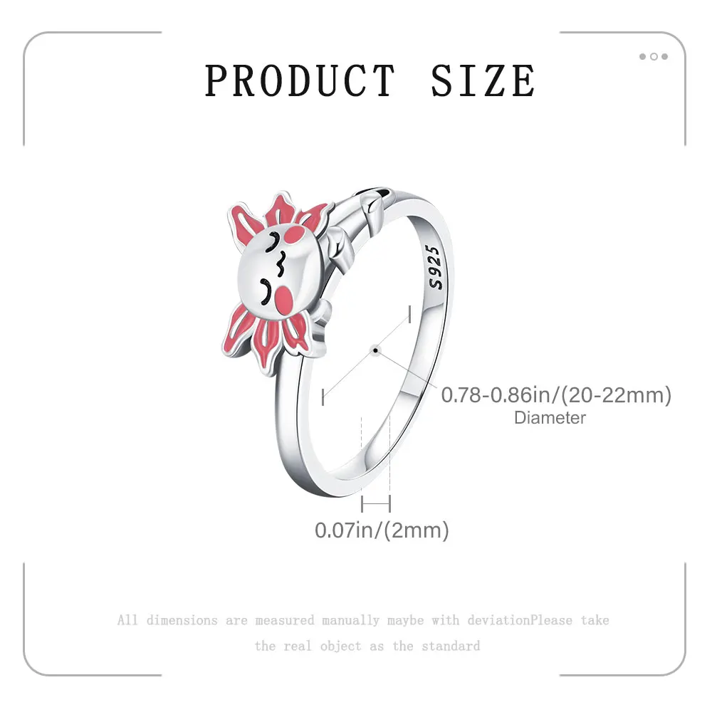 2025 Original Cartoon Animal Ring S925 sterling silver rings Fashion Elegant Jewelry Romantic Gift For Woman Fine butterfly Ring