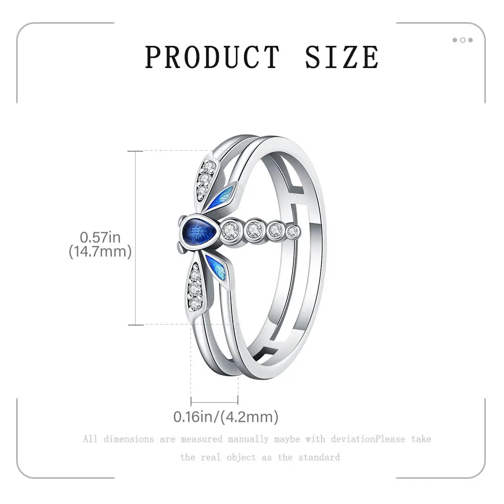 2025 Original Cartoon Animal Ring S925 sterling silver rings Fashion Elegant Jewelry Romantic Gift For Woman Fine butterfly Ring