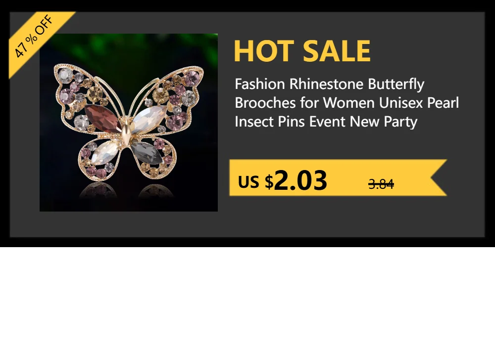 Rhinestone Butterfly Pins for Women Unisex Shiny Glass Musical Note Brooches Event Party Backpack Decoration Clothes Accessories