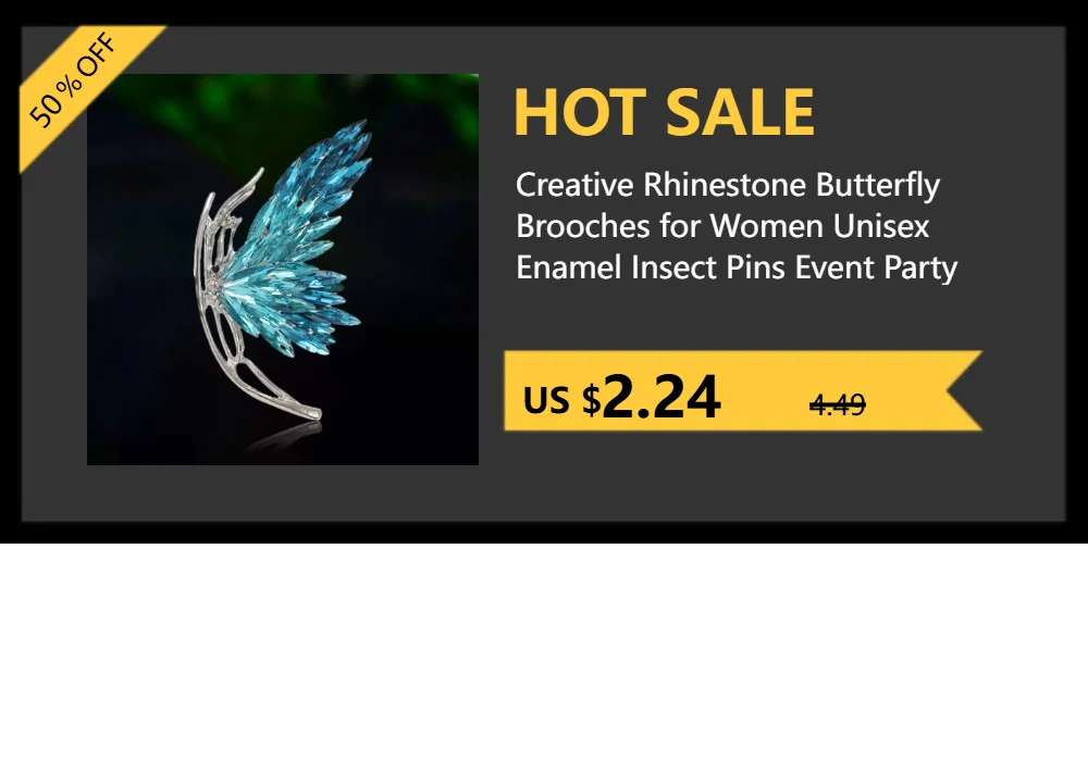 Rhinestone Butterfly Pins for Women Unisex Shiny Glass Musical Note Brooches Event Party Backpack Decoration Clothes Accessories