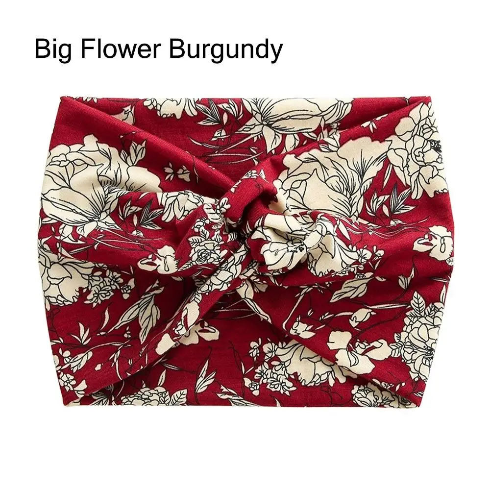 Big Flower Burgundy