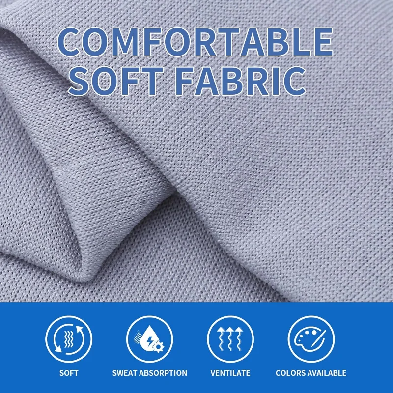 10 Pack Elastic Sports Headbands for Women Stretchy Candy-Colored Hairbands Fashion Sweatbands for Fitness Yoga Running Cycling