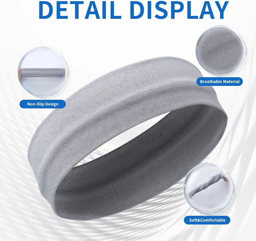 10 Pack Elastic Sports Headbands for Women Stretchy Candy-Colored Hairbands Fashion Sweatbands for Fitness Yoga Running Cycling