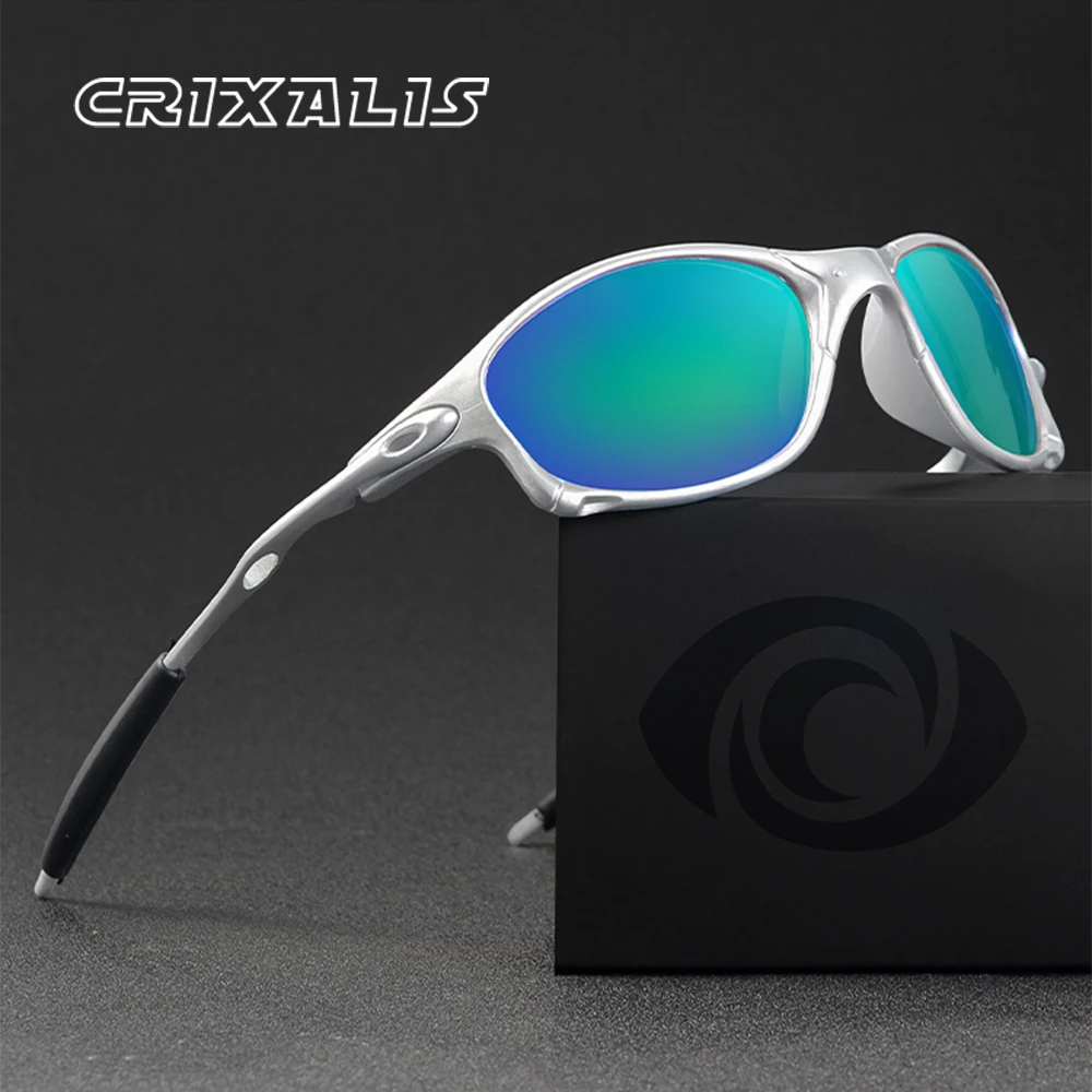 CRIXALIS Full Frame Vintage Sunglasses For Men And Women Y2K Retro Traveling Vacation Driving Anti-reflective UV400 Shade