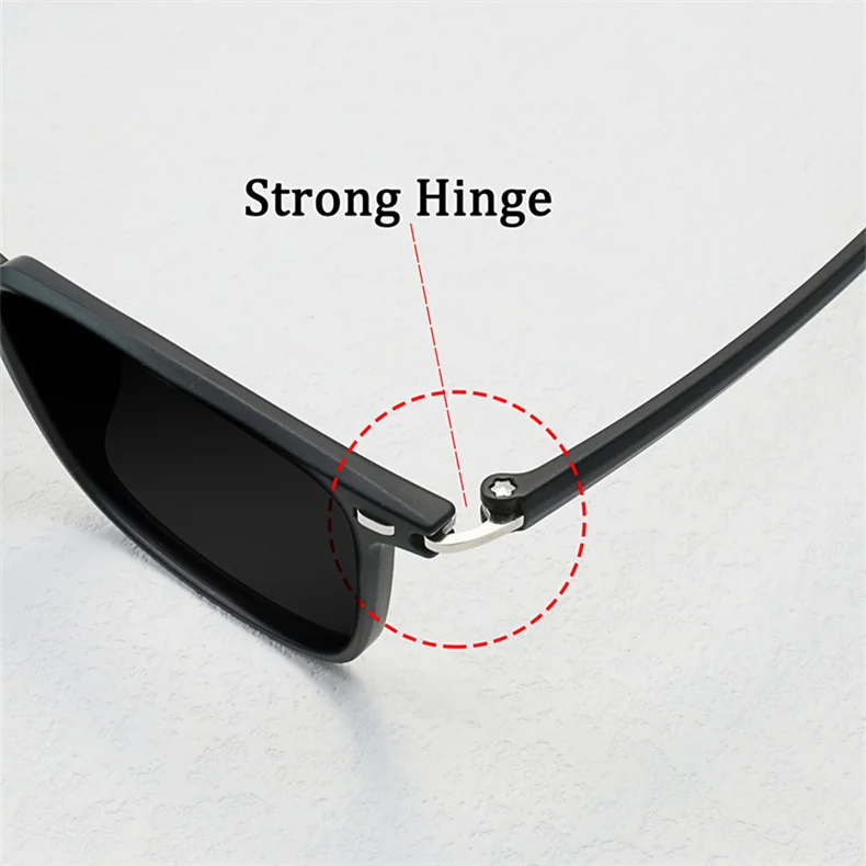 LOERHUNAR 2025 New Brand Design Square Frame Myopia Sunglasses for Woman and Man UV400 Sunshade Fashion Sunglasses 0 to -6.0