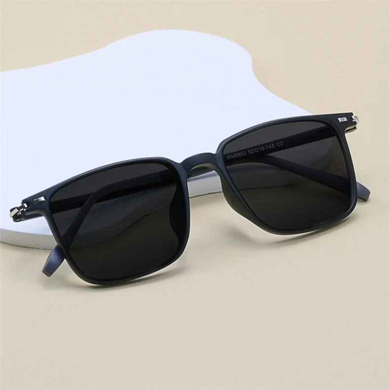 LOERHUNAR 2025 New Brand Design Square Frame Myopia Sunglasses for Woman and Man UV400 Sunshade Fashion Sunglasses 0 to -6.0