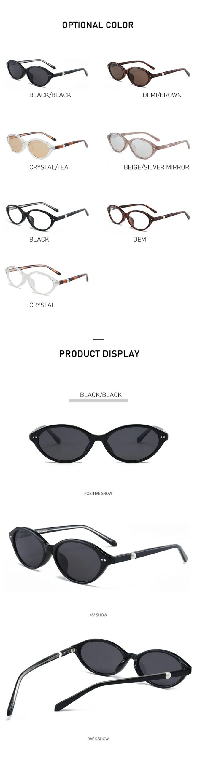 O-Q CLUB Eyepieces Women's Sunglasses Luxury Woman Eye Glasses for Women Sunglass New in Woman Accesories Men Eyeglasses Lunette