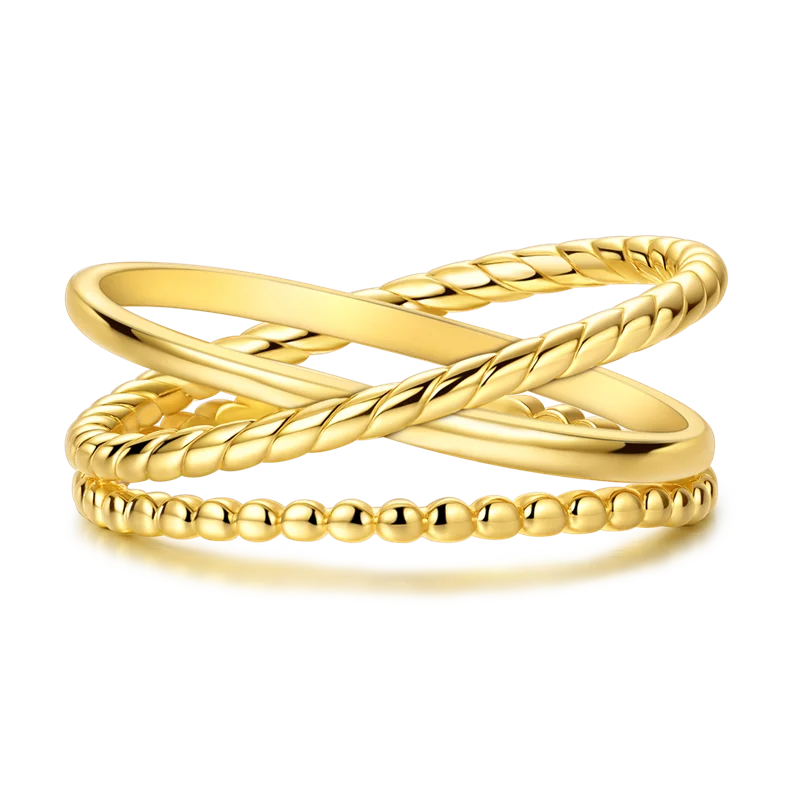 925 Sterling Silver Rings Gold Color Sparking Popular LOVE Wedding Ring Certified Women Engagement Jewelry Anniversary Gifts