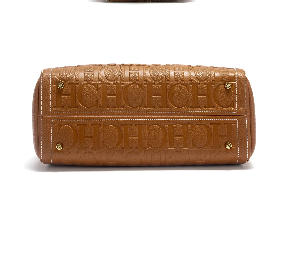 C-H Women's Boston Bag Autumn Winter New Collection Letter Design Texture Shoulder Bags