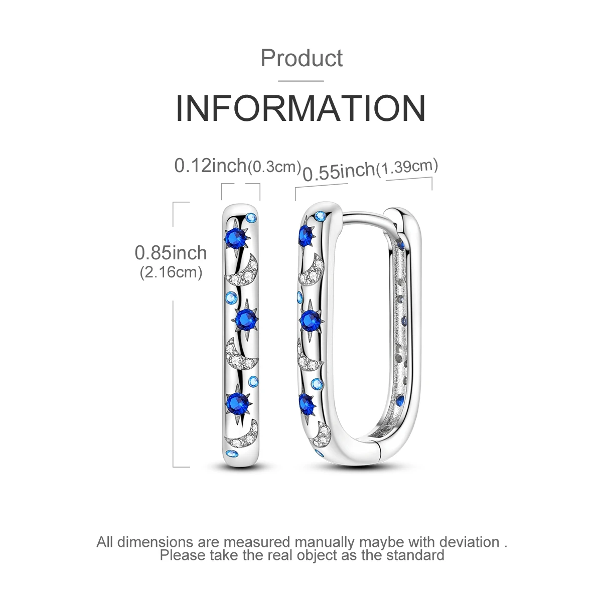 925 Silver Woman Hoop Earring Star Heart Butterfly Pendienes Original Jewelry Gift