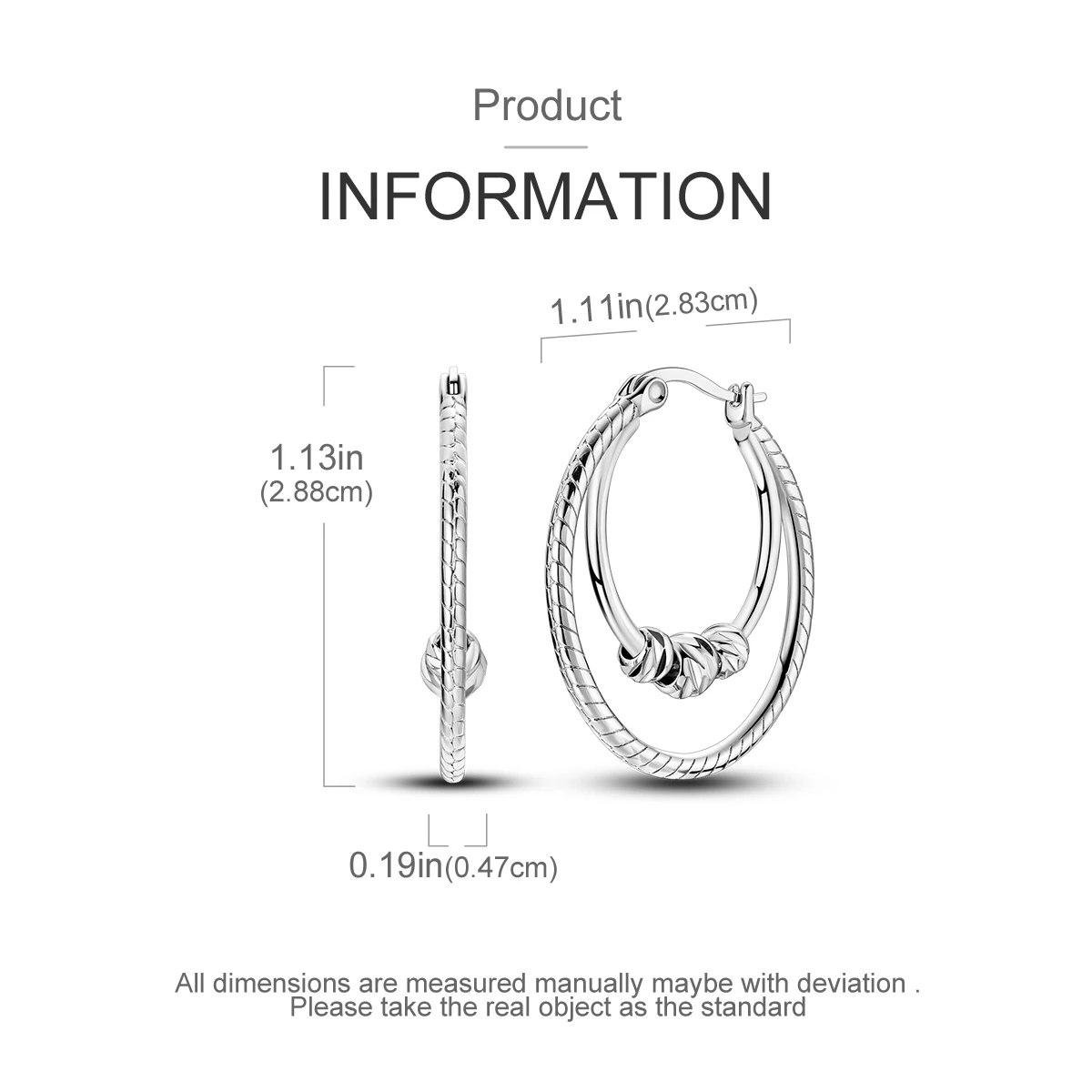 925 Silver Woman Hoop Earring Star Heart Butterfly Pendienes Original Jewelry Gift