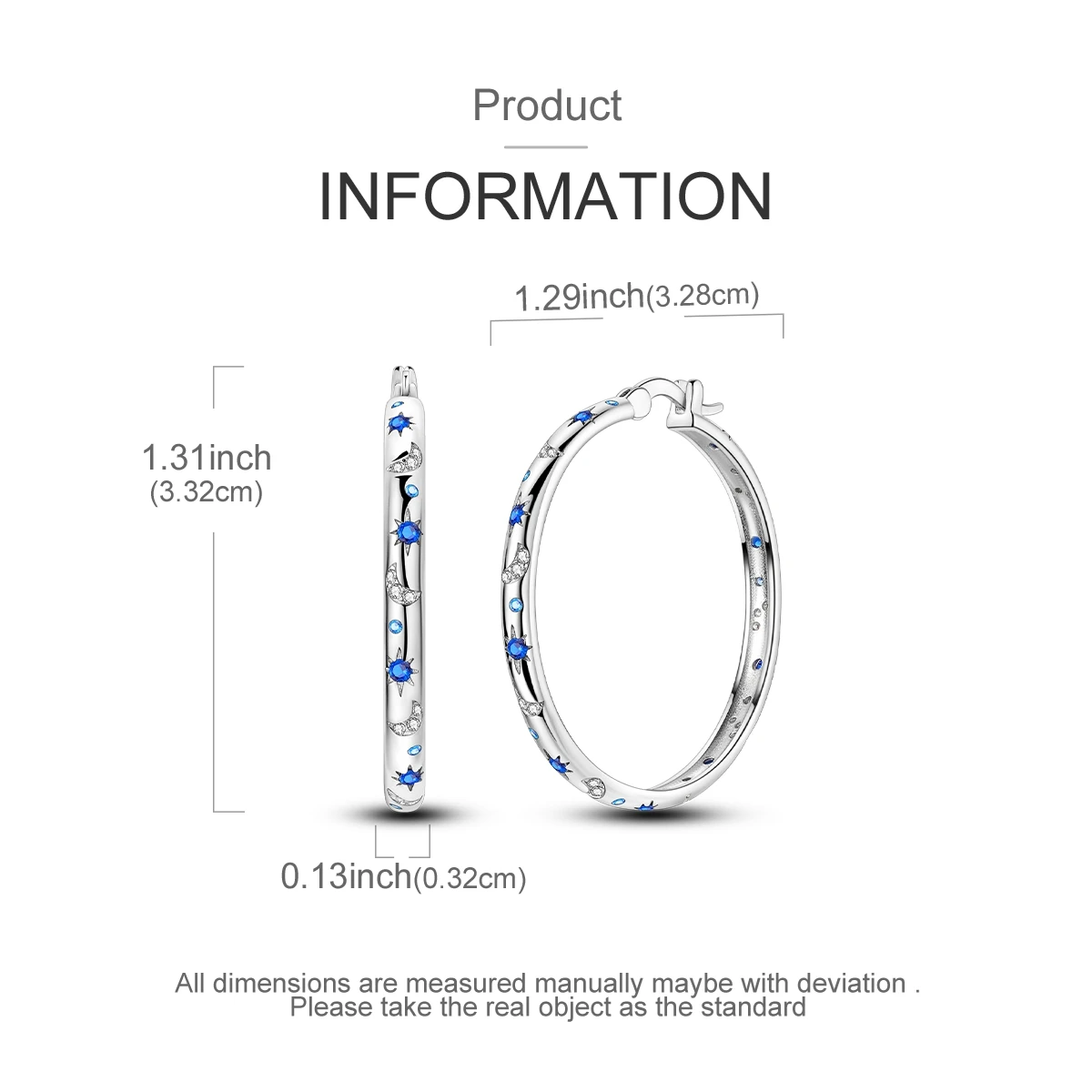 925 Silver Woman Hoop Earring Star Heart Butterfly Pendienes Original Jewelry Gift