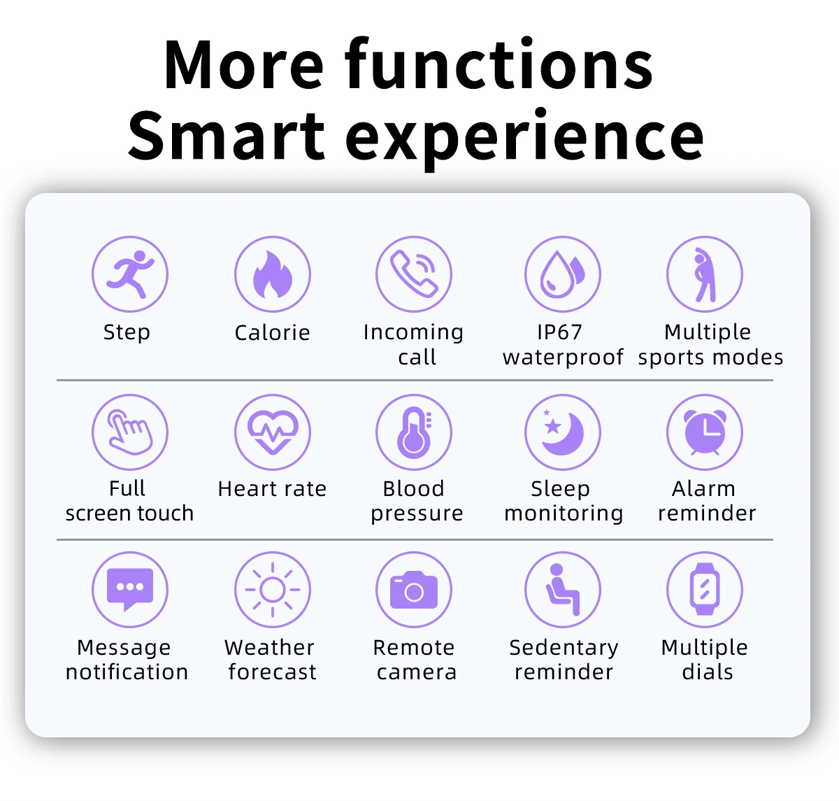 LIGE Waterproof Women Smart Band Watch Real-time Weather Forecast Men Watches Sports Ladies Smart Watch For Women Android IOS