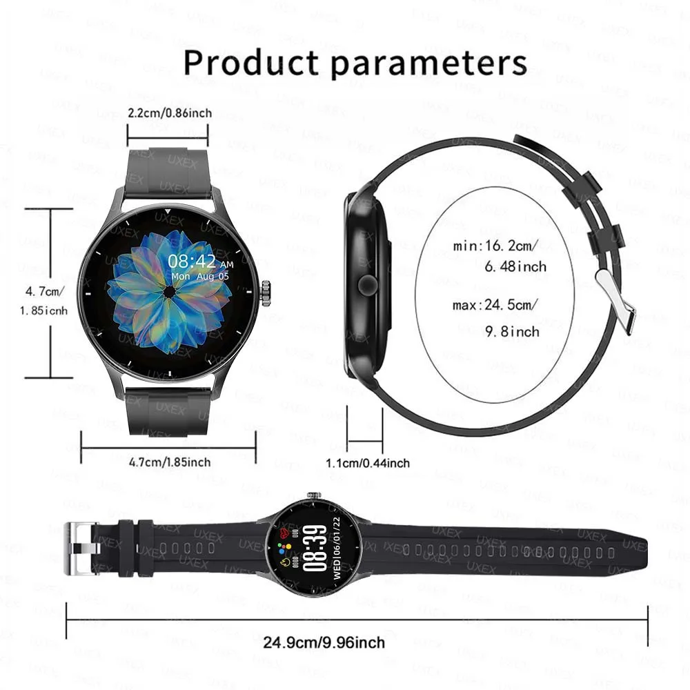 2026 New Smart Watch Women Men Bluetooth Call Sports Fitness Watches Heart Rate Health Monitor Smartwatch Ladies For Android iOS
