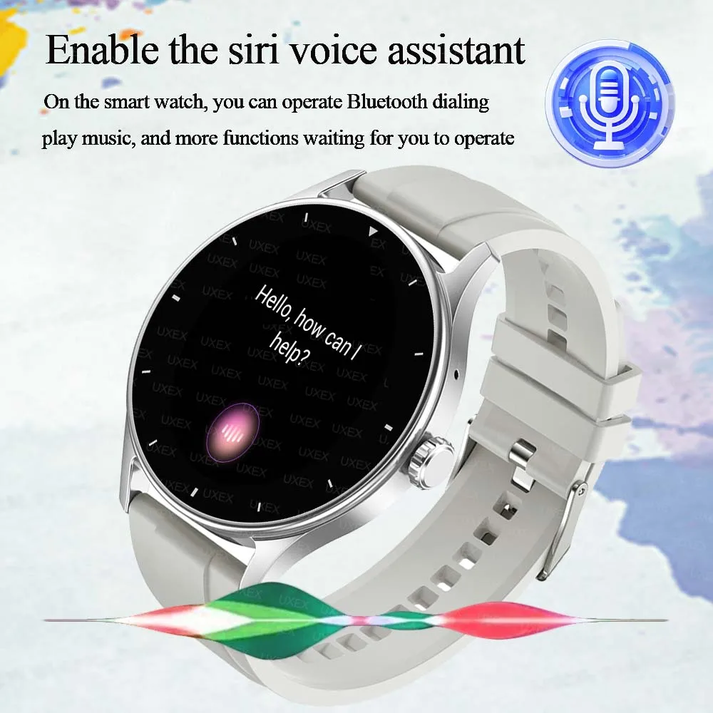 2026 New Smart Watch Women Men Bluetooth Call Sports Fitness Watches Heart Rate Health Monitor Smartwatch Ladies For Android iOS