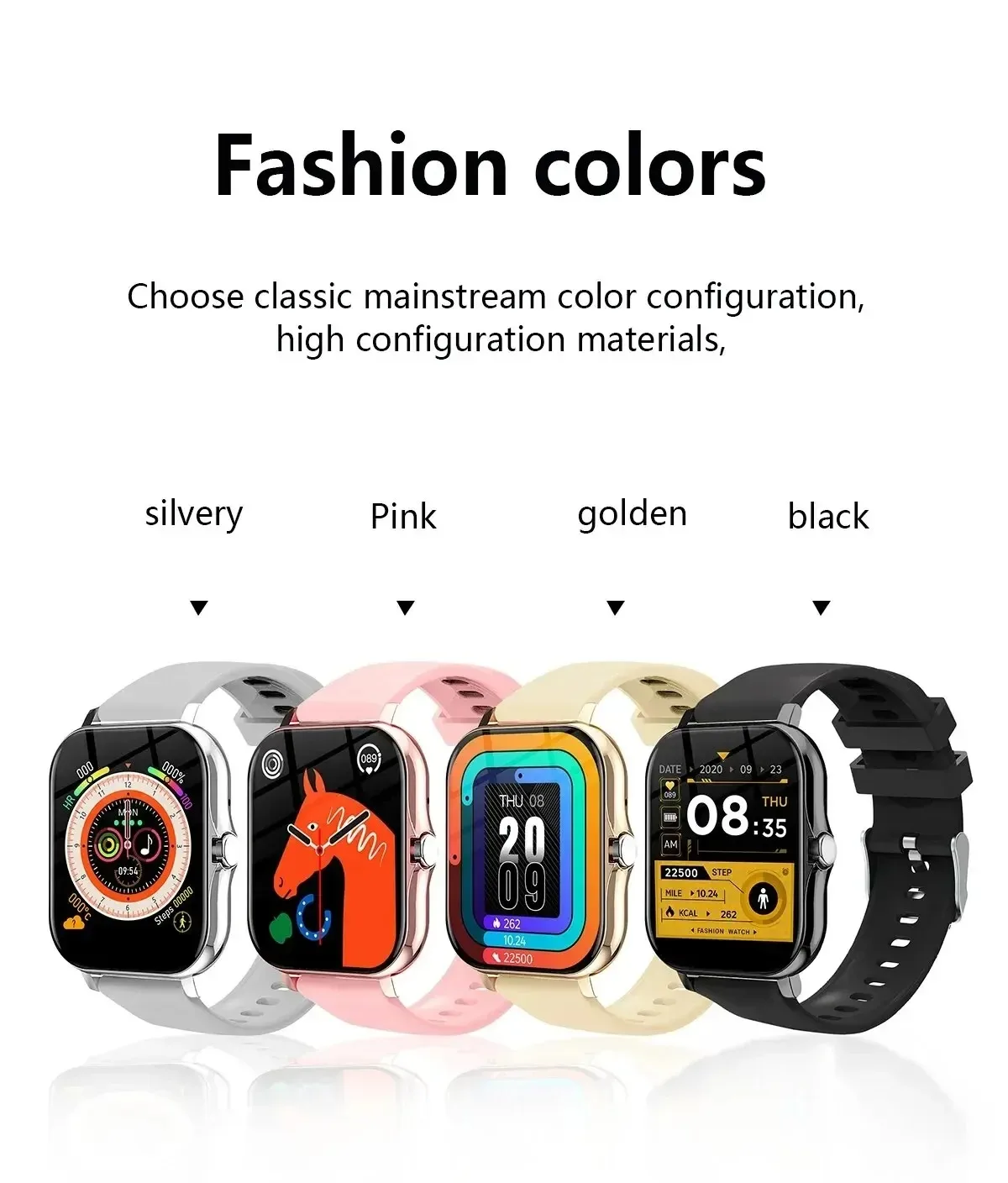 2026 New Smart Watch for Men Women Sport Selling SmartWatch 1.83'' Full Screen Wireless Call Sports Fitness Holiday Gift Android