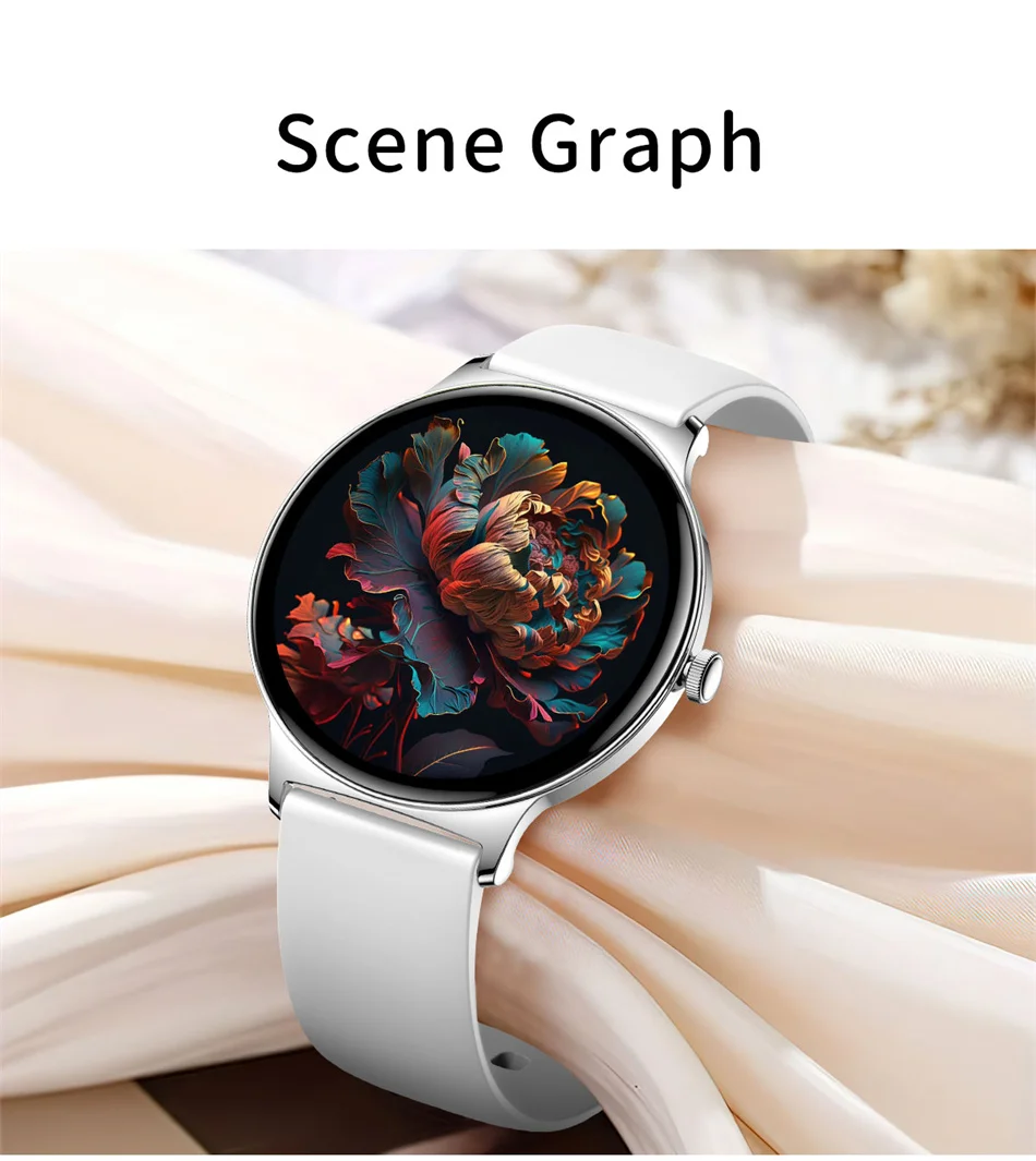 ChiBear Ultra Thin Fashion Smart Watch Women Screen Always Display Time Sports Bracelet Bluetooth Call AMOLED Smartwatch Woman