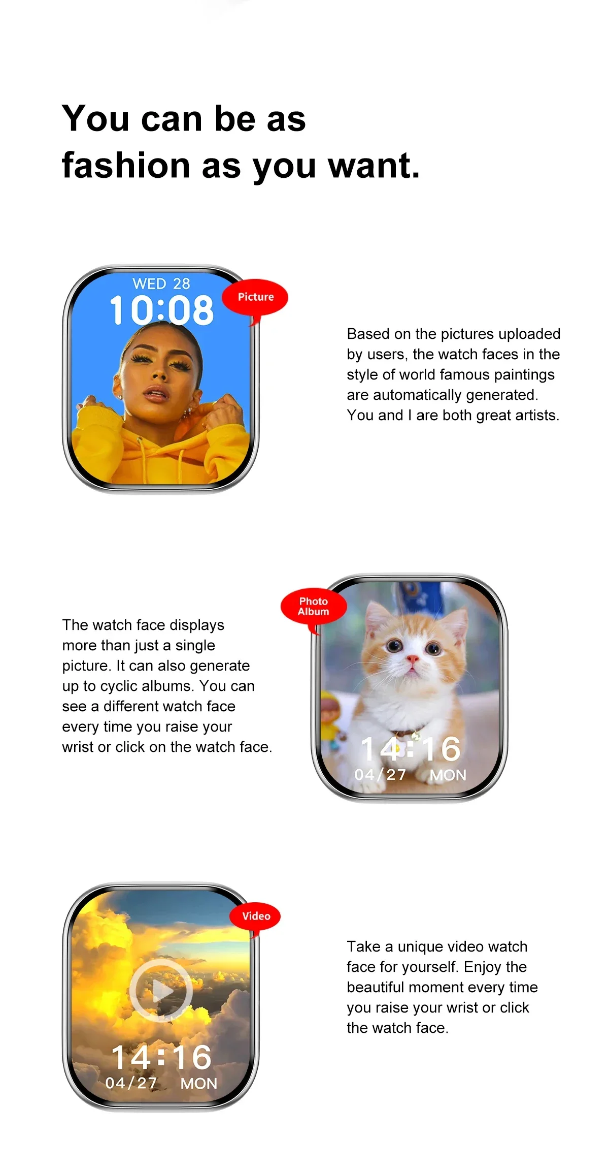 2025 New Original for Apple DT Watch 10 Smart Watch Men AMOLED 4GB Memory Music 3D Surround BT Call Waterproof smart watch Woman