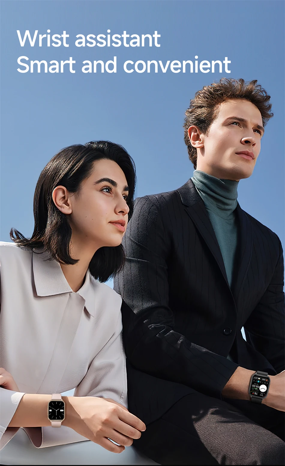 2026 New Smartwatch Women Sports Fitness Track IP68 Waterproof Built-in 24H Heart Rate Bluetooth Call Ladies Fashion Smartwatch