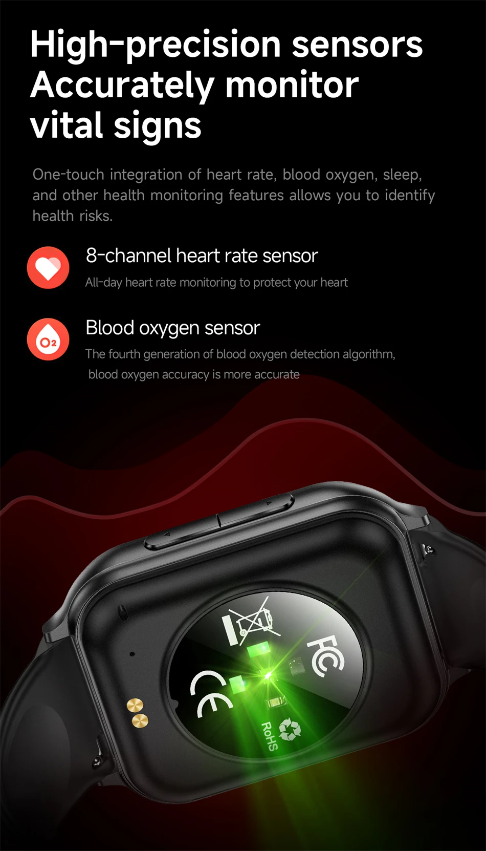 2026 New Smartwatch Women Sports Fitness Track IP68 Waterproof Built-in 24H Heart Rate Bluetooth Call Ladies Fashion Smartwatch