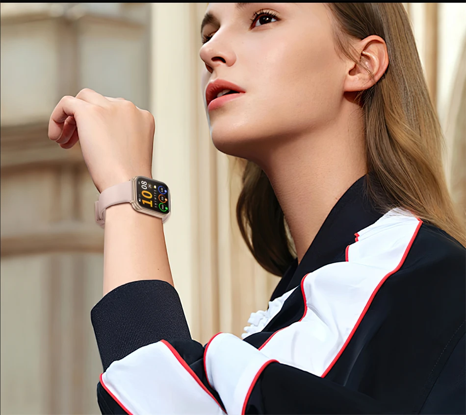 2026 New Smartwatch Women Sports Fitness Track IP68 Waterproof Built-in 24H Heart Rate Bluetooth Call Ladies Fashion Smartwatch