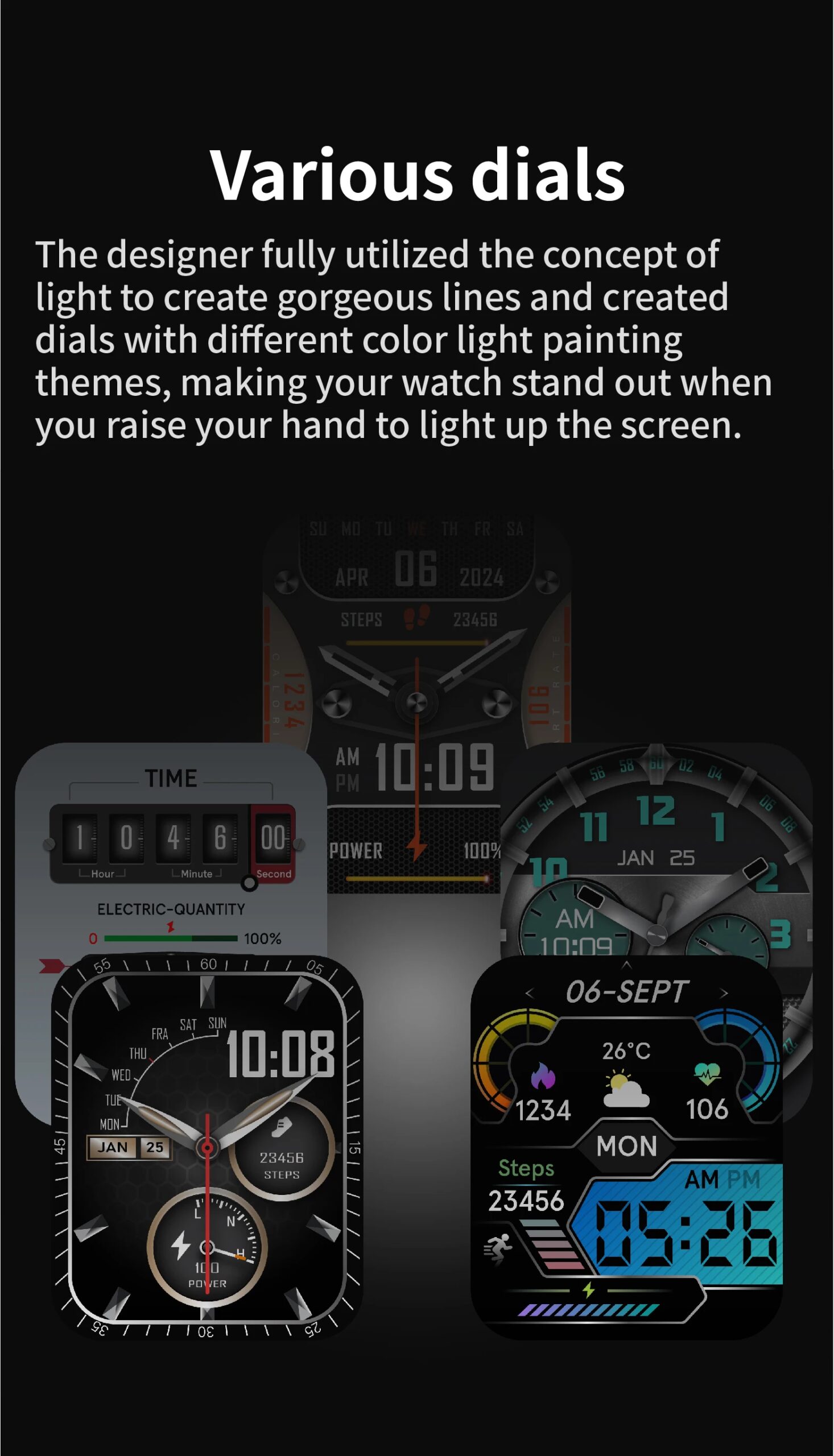 Electronic Smart Watch BT Call Heart Rate Monitor Smartwatch Fitness Tracker Waterproof Sport Watches for Man Woman Android 2026