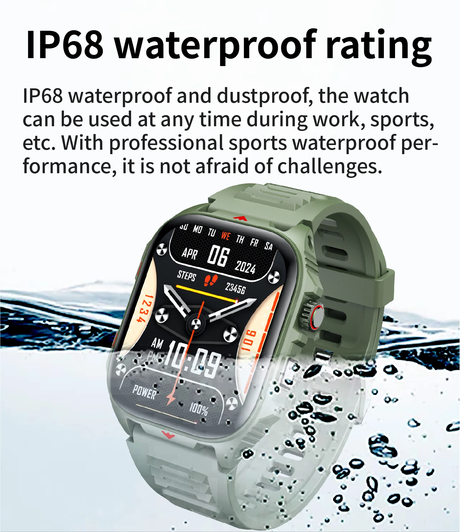 Electronic Smart Watch BT Call Heart Rate Monitor Smartwatch Fitness Tracker Waterproof Sport Watches for Man Woman Android 2026