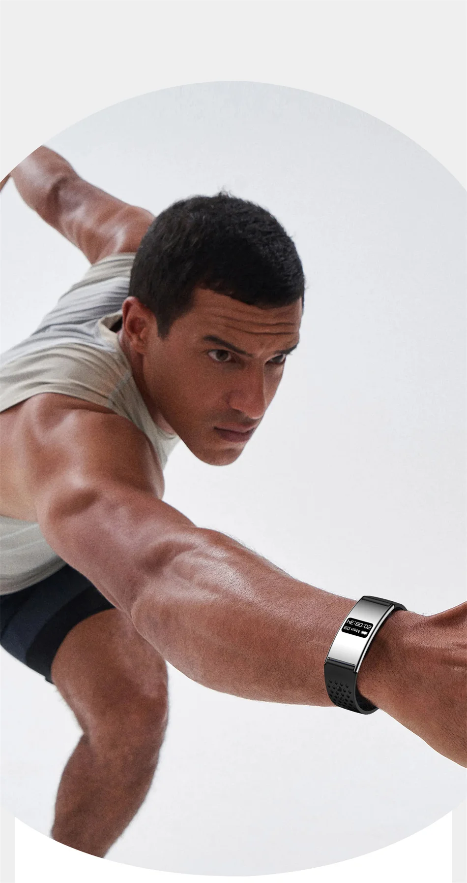 Men Women Smart Bracelet Heart Rate Sleep Monitor Health Smart Band Waterproof Sports Fitness Tracker Smartwatch For Android iOS