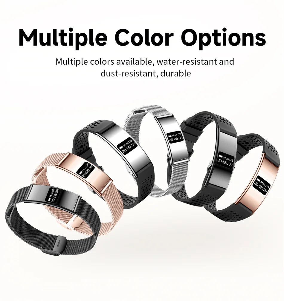 Men Women Smart Bracelet Heart Rate Sleep Monitor Health Smart Band Waterproof Sports Fitness Tracker Smartwatch For Android iOS