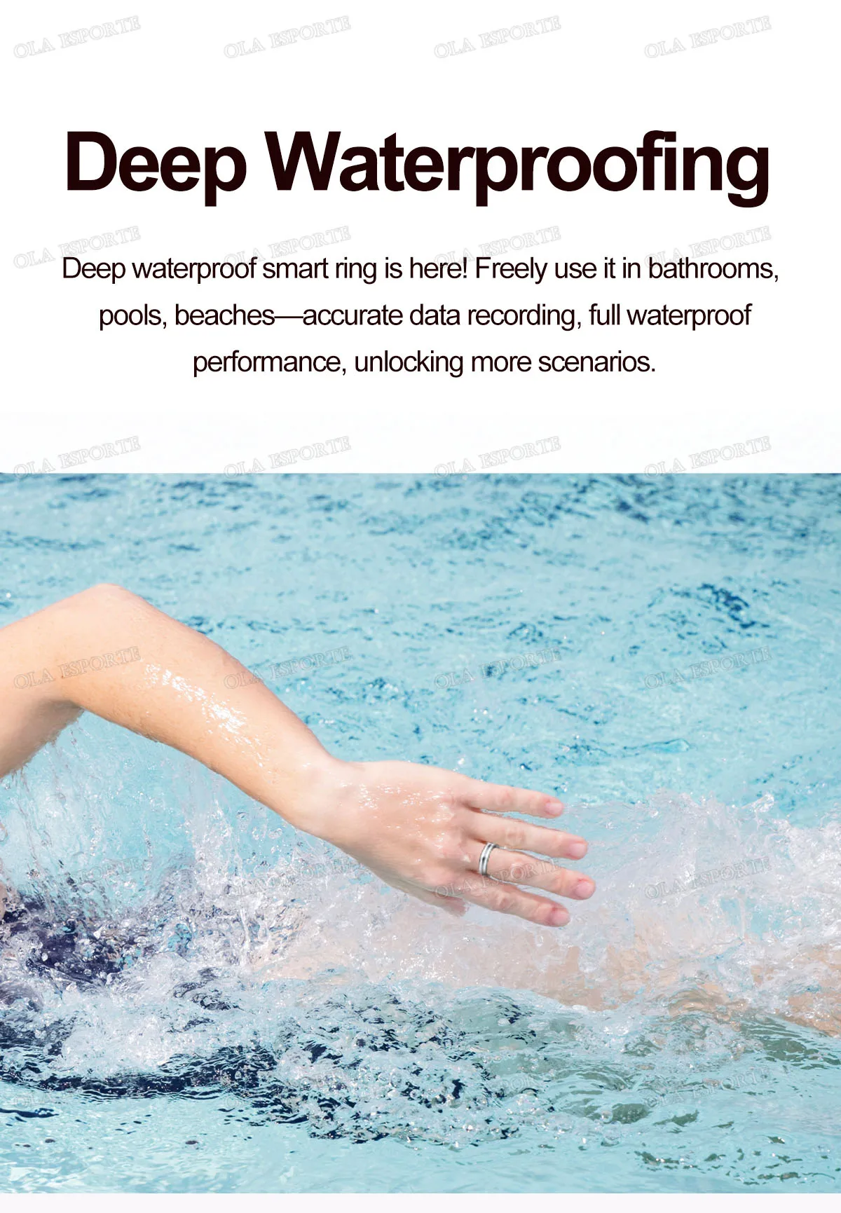 Gesture Sensing Smart Ring Health Monitor Smart Ring Outdoor Waterproof Ring Real HRV Monitor Heart Rate Blood Oxygen Sport Ring